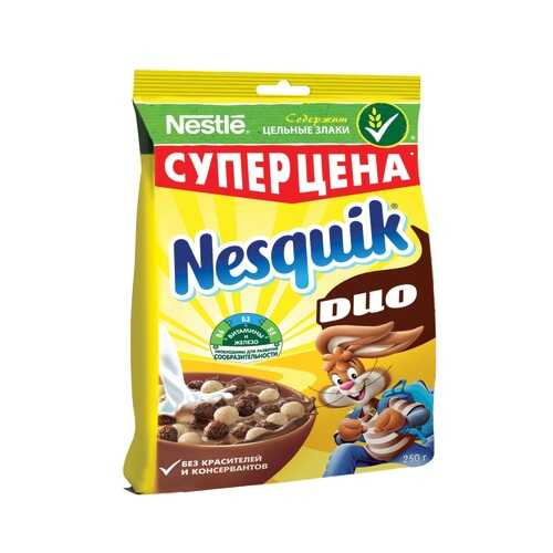 Готовый завтрак Nesquik duo шоколадный 250 г в Да