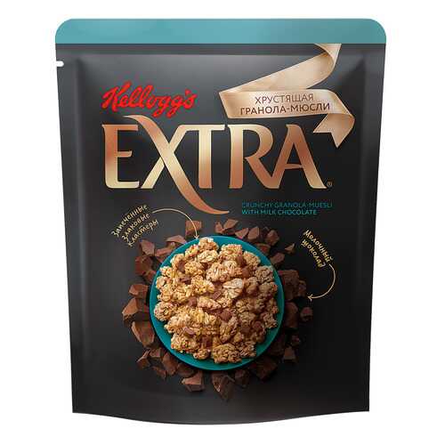 Гранола-мюсли хрустящая Kellogg's Extra с молочным шоколадом 300 г в Да