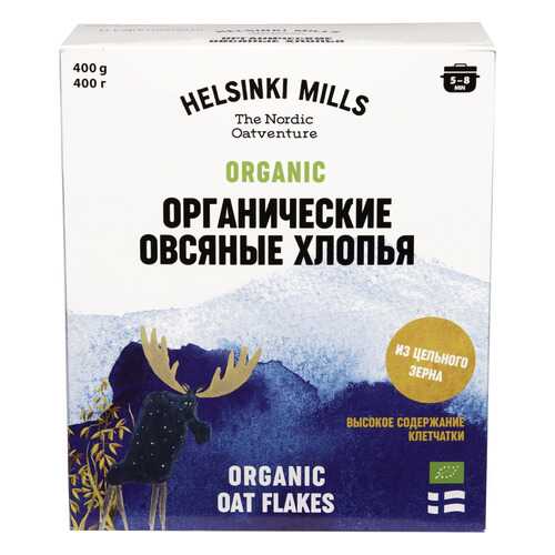 Хлопья Helsinki Mills овсяные органические 400г в Да