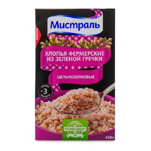 Хлопья Мистраль из зеленой гречки 400 г в Да