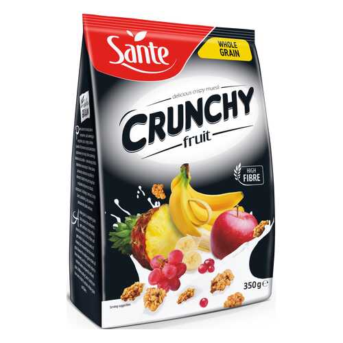 Хлопья Sante Crunchy Овсяные с фруктами 350г в Да