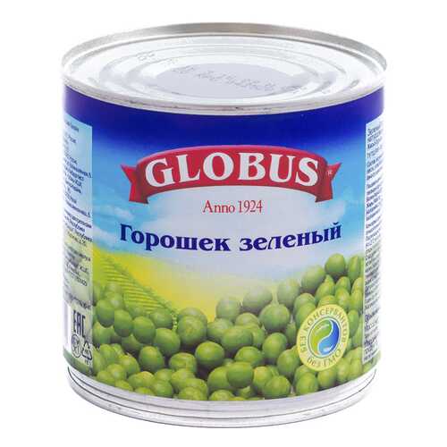 Горошек Globus зеленый 425 мл в Да