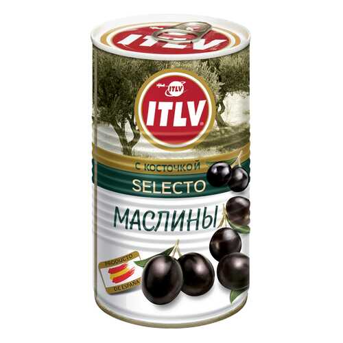 Маслины ITLV с косточкой 0.37 л в Да