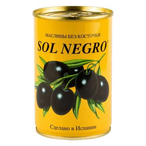 Маслины Sol Negro без косточки 360 г в Да