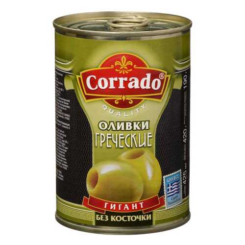 Оливки Corrado греческие гигант без косточки 420 г в Да