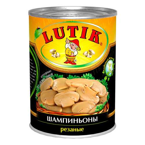 Шампиньоны Lutik резаные 425 г ж/б Китай в Да