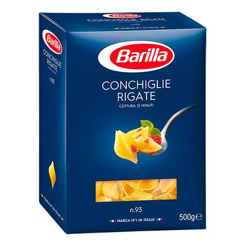 Макароны Barilla collezione конкилье ригате 500 г в Да