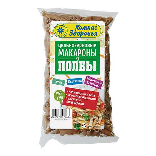 Макароны Компас Здоровья из полбы 350 г в Да