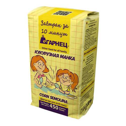 Манка кукурузная Garnec 450 г в Да