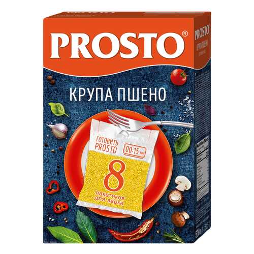 Пшено Prosto высший сорт 62.5 г*8 пакетиков 500 г в Да