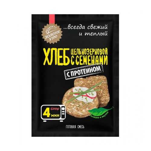 Хлеб в микроволновке цельнозерновой с семенами с протеином за 4 минуты С.Пудовъ в Да