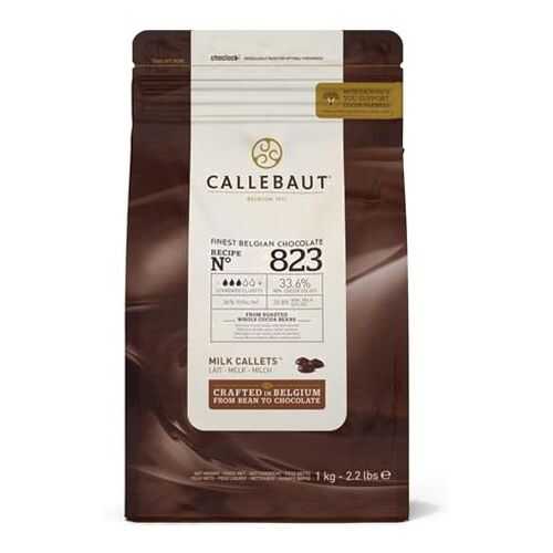 Шоколад молочный Callebaut 33.6% какао (823-RT-U68) 1 кг в Да