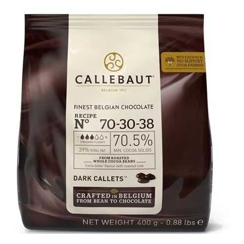 Шоколад темный Callebaut 70.5% какао (70-30-38-E0-D94) 0.4 кг в Да