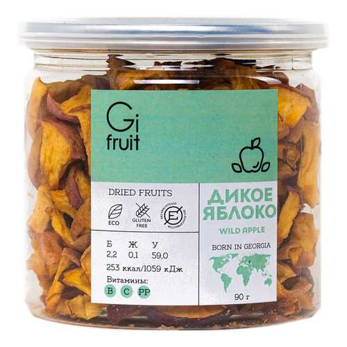 Сушеное дикое яблоко GIFRUIT 90 г в Да