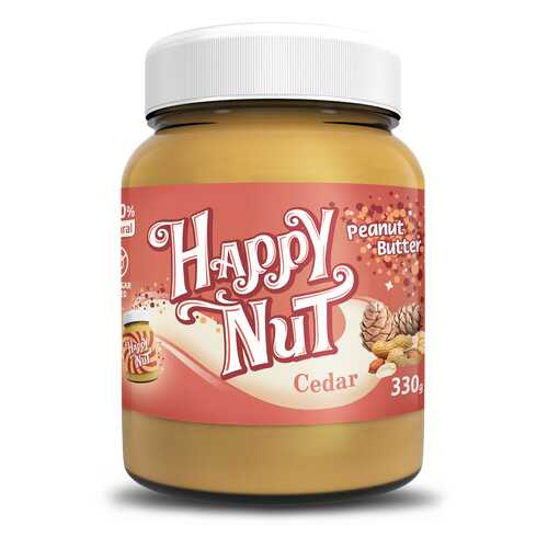 Арахисовая паста Happy Nut Cedar с кедром 330 г в Да