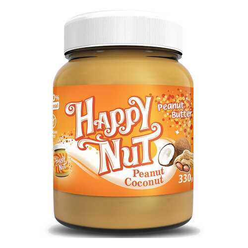 Арахисовая паста HAPPY NUT с кокосом 330 г в Да