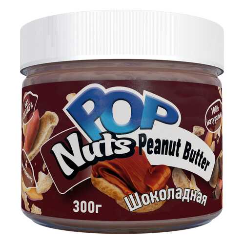 Арахисовая паста POP Nuts Peanut Butter Шоколадная, 300 г в Да