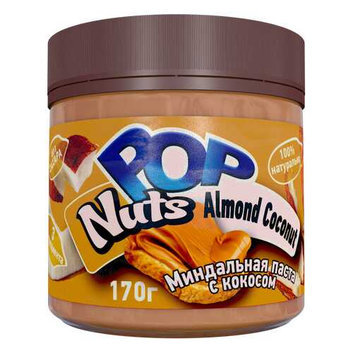 Миндальная паста POP Nuts Almond Coconut Миндальная паста с кокосом, 170г в Да