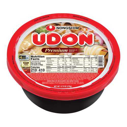 Лапша быстрого приготовления Удон Nongshim, чашка 276 г в Да