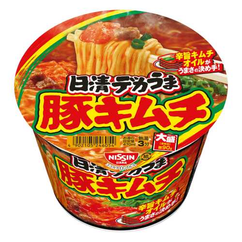 Лапша Nissin со вкусом Кимчи 103 г в Да