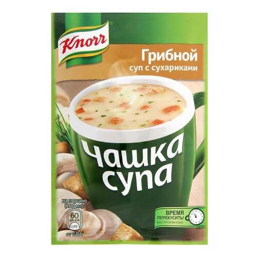 Суп Knorr чашка грибной с сухариками сухая смесь 15.5 г в Да