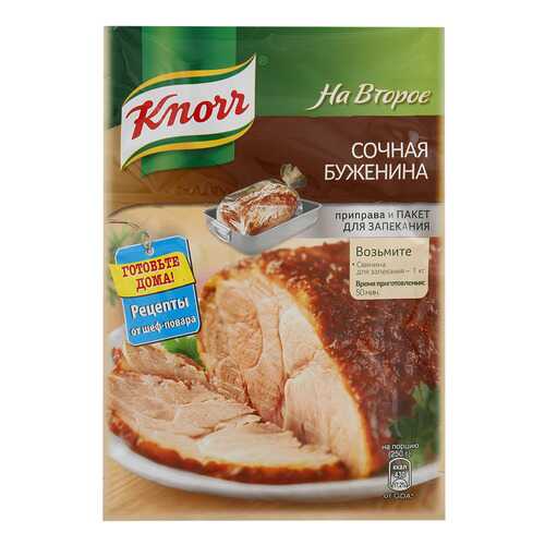 Смесь Knorr на второе сочная буженина с пакетиком для запекания 30 г в Да