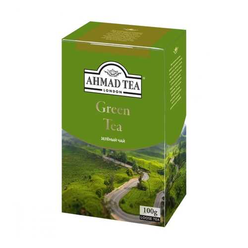 Чай Ahmad Green Tea, зеленый, листовой, 100 гр в Да