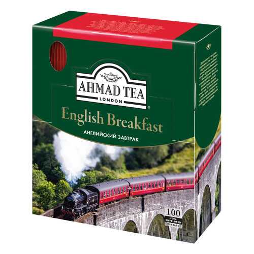 Чай черный Ahmad Tea english breakfast 100 пакетиков в Да