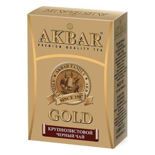 Чай черный Akbar gold крупнолистовой 100 г в Да