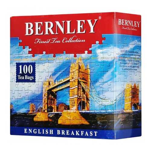 Чай черный Bernley english breakfast 100 пакетиков в Да