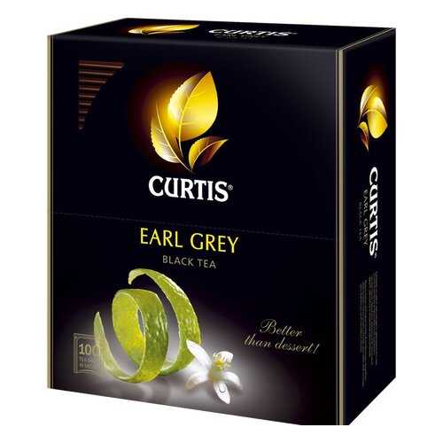 Чай черный Curtis earl grey 100 пакетиков в Да