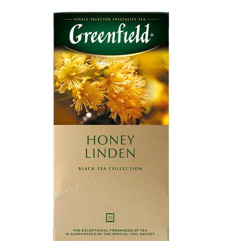 Чай черный Greenfield Honey Linden 25 пакетиков в Да