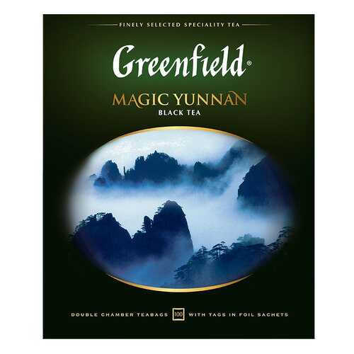 Чай черный Greenfield Magic Yunnan 100 пакетиков в Да