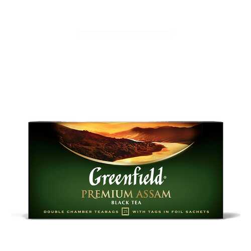 Чай черный Greenfield Premium Assam 25 пакетиков в Да