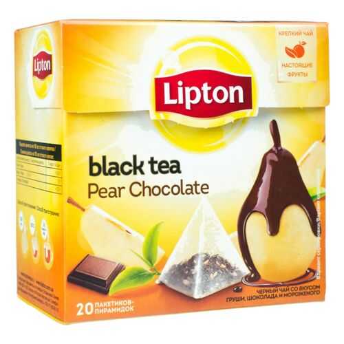 Чай черный Lipton pear chocolate 20 пакетиков в Да