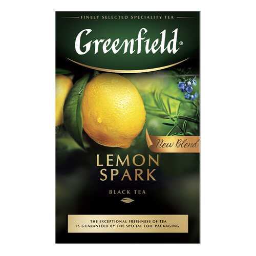 Чай черный листовой Greenfield Lemon Spark 100 г в Да