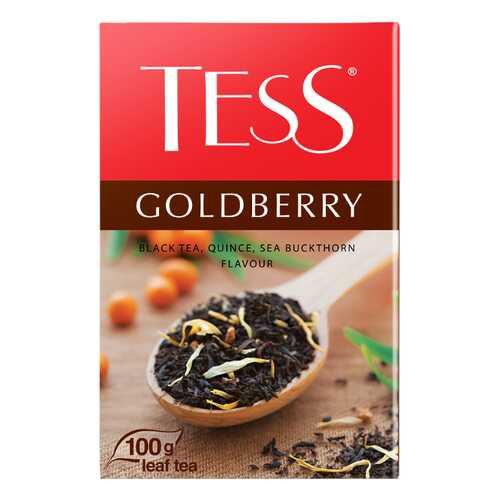 Чай черный листовой Tess Goldberry 100 г в Да