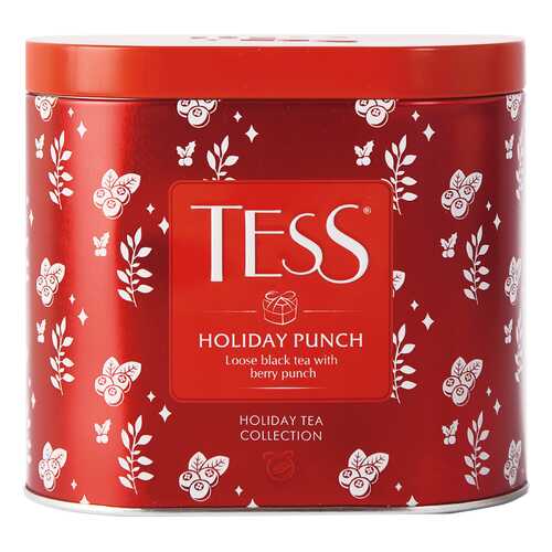 Чай черный листовой Tess Holiday Punch 100 г в Да