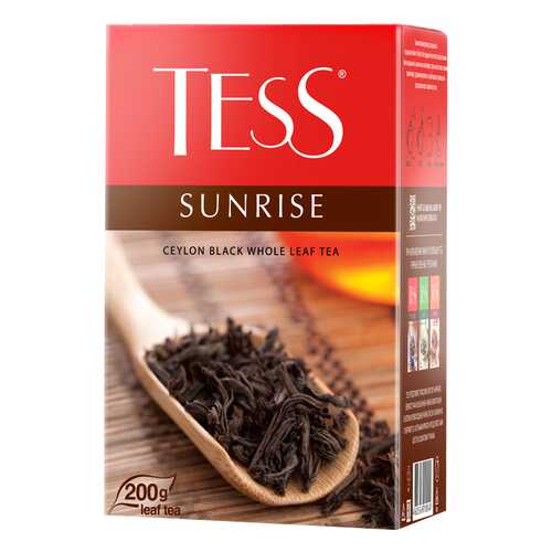 Чай черный листовой Tess Sunrise 200 г в Да