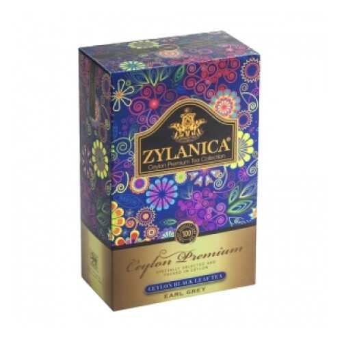 Чай черный листовой Zylanica ceylon premium collection бергамот FBOP 100 г в Да