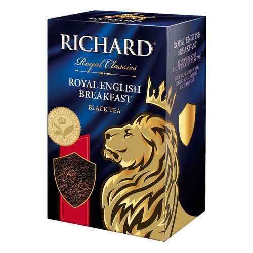 Чай черный Richard royal english breakfast листовой 90 г в Да