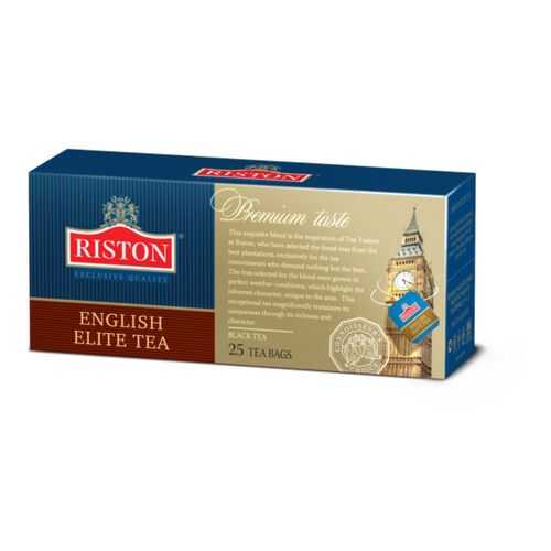 Чай черный Riston english elite tea 25 пакетиков в Да