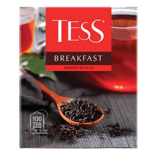 Чай черный Tess Breakfast 100 пакетиков в Да