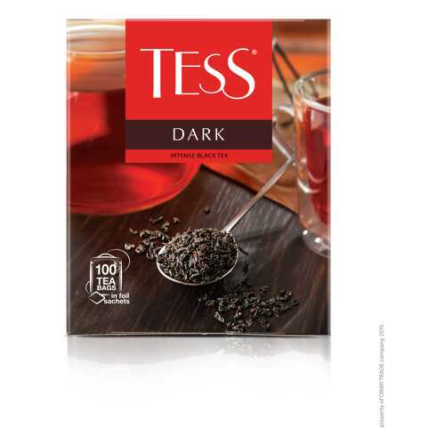 Чай черный Tess Dark 100 пакетиков в Да