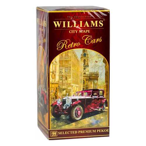 Чай черный Williams коллекция retro cars city scape 250 г в Да