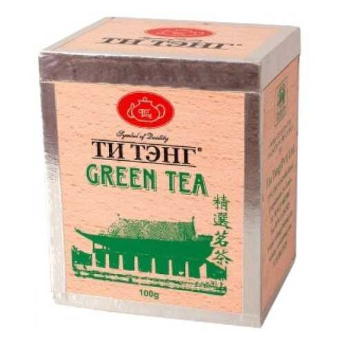 Чай весовой зеленый Ти Тэнг green tea в деревянном ящичке 100 г в Да