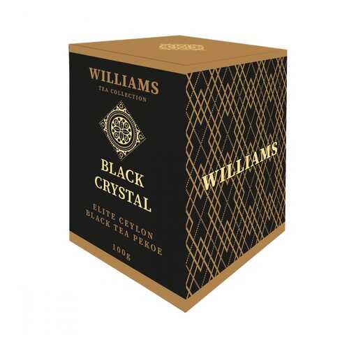 Чай Williams Black Crystal черный цейлонский Pekoe 100 г в Да