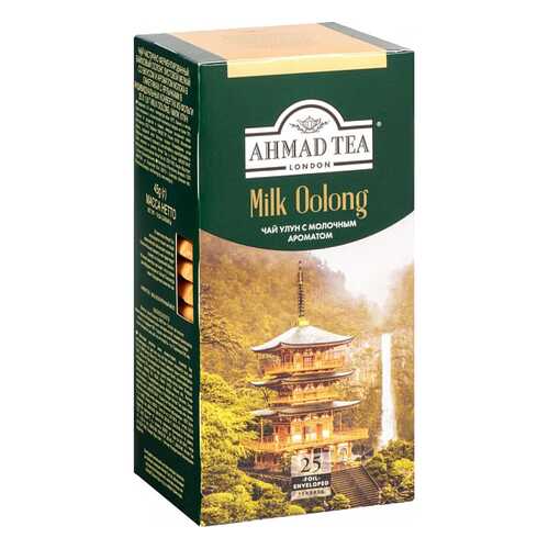 Чай зеленый Ahmad Tea milk oolong 25 пакетиков в Да