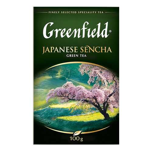 Чай зеленый листовой Greenfield Japanese Sencha 100 г в Да