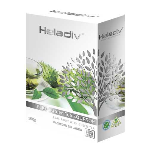 Чай зеленый листовой Heladiv soursop green tea 100 г в Да